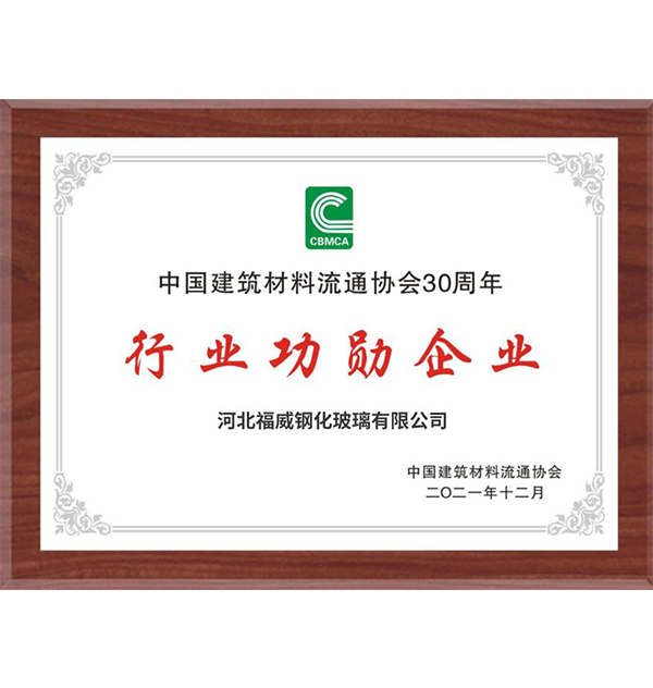 中國建材30年行業(yè)功勛企業(yè)獎