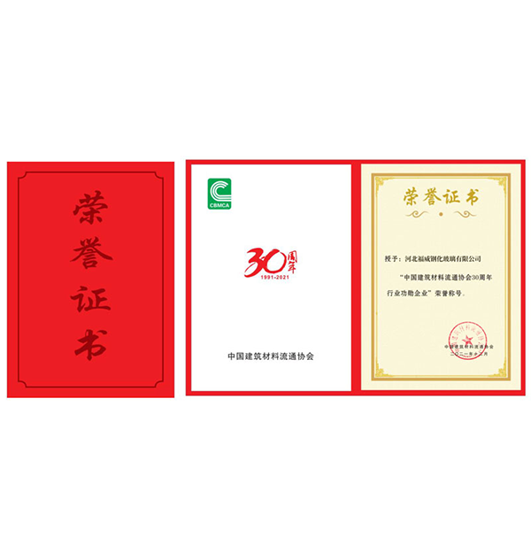 中國建材30年行業(yè)功勛企業(yè)獎